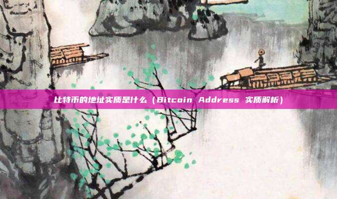 比特币的地址实质是什么（Bitcoin Address 实质解析）