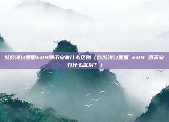 鼓鼓钱包里面EOS跟币安有什么区别（鼓鼓钱包里面 EOS 跟币安有什么区别？）