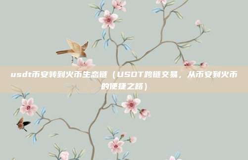 usdt币安转到火币生态链（USDT跨链交易，从币安到火币的便捷之路）