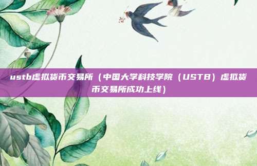 ustb虚拟货币交易所（中国大学科技学院（USTB）虚拟货币交易所成功上线）