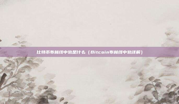 比特币布林线中轨是什么（Bitcoin布林线中轨详解）