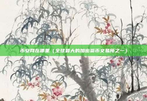 币安网在哪里（全球最大的加密货币交易所之一）