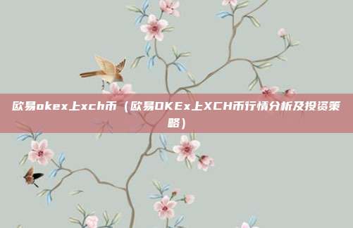 欧易okex上xch币（欧易OKEx上XCH币行情分析及投资策略）