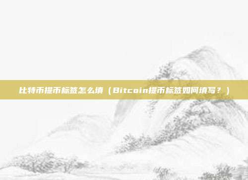 比特币提币标签怎么填（Bitcoin提币标签如何填写？）