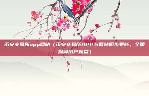 币安交易所app网站（币安交易所APP与网站同步更新，全面保障用户权益）