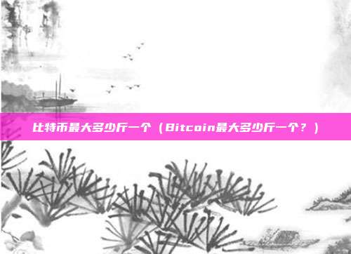 比特币最大多少斤一个（Bitcoin最大多少斤一个？）