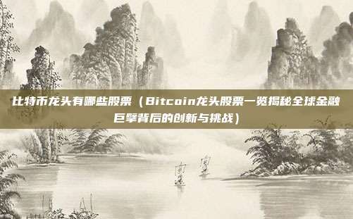 比特币龙头有哪些股票（Bitcoin龙头股票一览揭秘全球金融巨擘背后的创新与挑战）