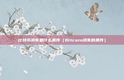 比特币消失要什么条件（Bitcoin消失的条件）