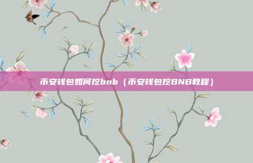 币安钱包如何挖bnb（币安钱包挖BNB教程）