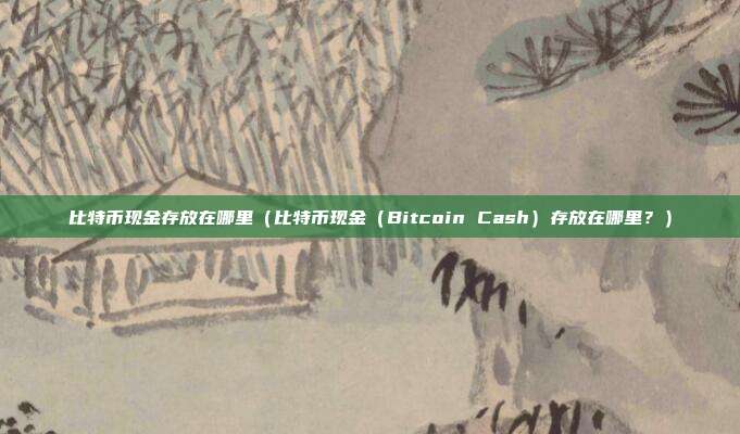 比特币现金存放在哪里（比特币现金（Bitcoin Cash）存放在哪里？）