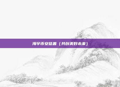 海宇币安慈善（共创美好未来）