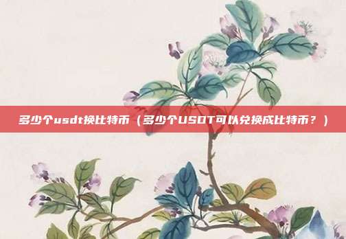 多少个usdt换比特币（多少个USDT可以兑换成比特币？）