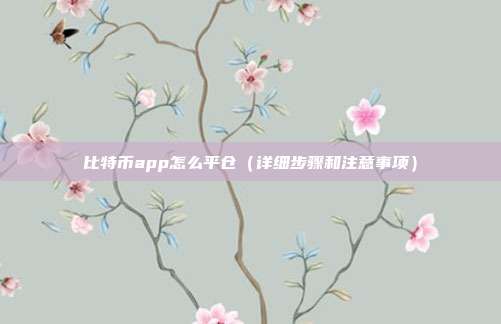 比特币app怎么平仓（详细步骤和注意事项）