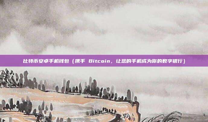 比特币安卓手机钱包（携手 Bitcoin，让您的手机成为你的数字银行）