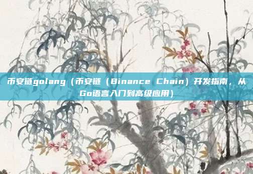 币安链golang（币安链（Binance Chain）开发指南，从Go语言入门到高级应用）