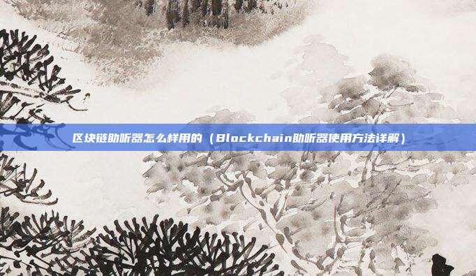 区块链助听器怎么样用的（Blockchain助听器使用方法详解）