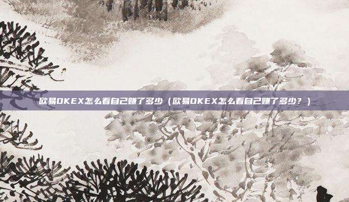 欧易OKEX怎么看自己赚了多少（欧易OKEX怎么看自己赚了多少？）