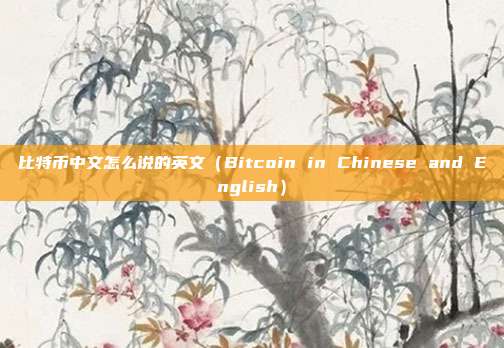 比特币中文怎么说的英文（Bitcoin in Chinese and English）