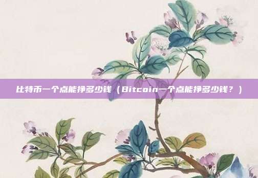 比特币一个点能挣多少钱（Bitcoin一个点能挣多少钱？）