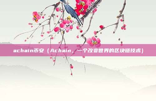 achain币安（Achain，一个改变世界的区块链技术）