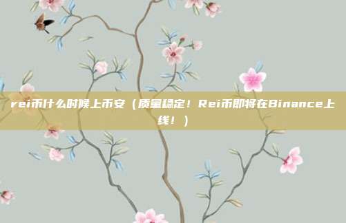 rei币什么时候上币安（质量稳定！Rei币即将在Binance上线！）