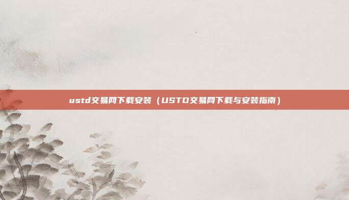 ustd交易网下载安装（USTD交易网下载与安装指南）