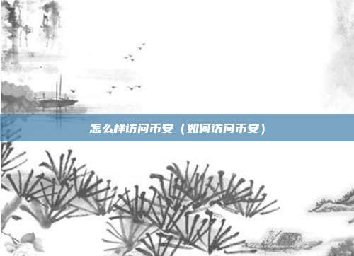 怎么样访问币安（如何访问币安）