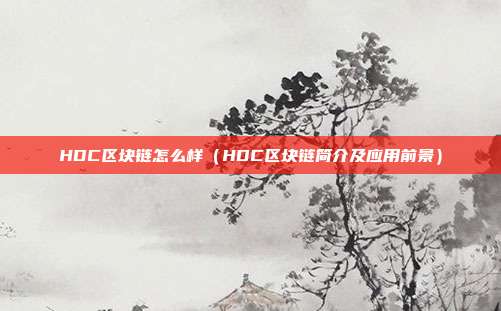 HDC区块链怎么样（HDC区块链简介及应用前景）