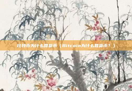 比特币为什么算货币（Bitcoin为什么算货币？）