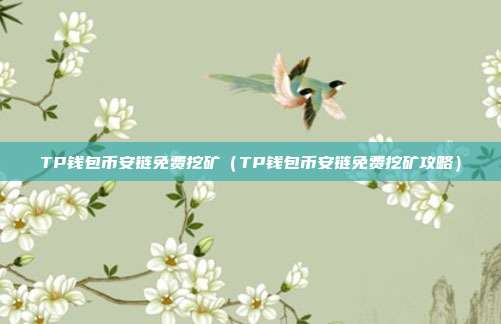 TP钱包币安链免费挖矿（TP钱包币安链免费挖矿攻略）