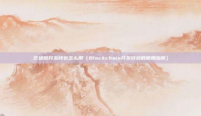 区块链开发钱包怎么用（Blockchain开发钱包的使用指南）