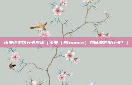 币安绑定银行卡流程（币安（Binance）如何绑定银行卡？）