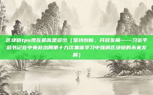 区块链tps现在最高是多少（坚持创新、开放发展——习近平总书记在中央政治局第十九次集体学习中强调区块链的未来发展）