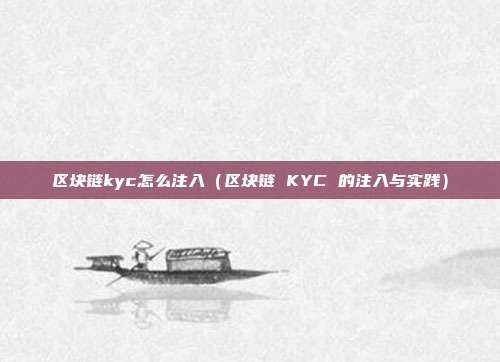 区块链kyc怎么注入（区块链 KYC 的注入与实践）