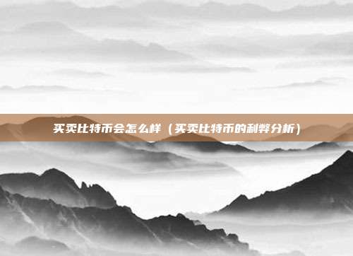 买卖比特币会怎么样（买卖比特币的利弊分析）