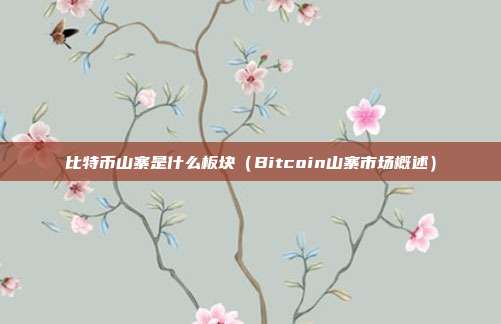 比特币山寨是什么板块（Bitcoin山寨市场概述）