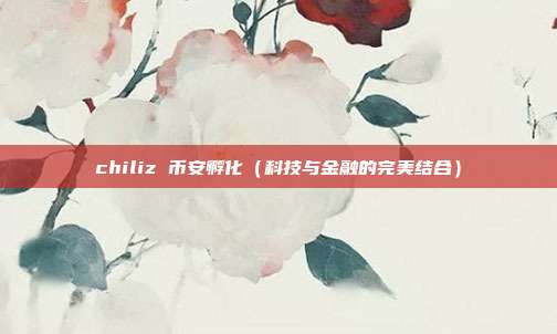 chiliz 币安孵化（科技与金融的完美结合）