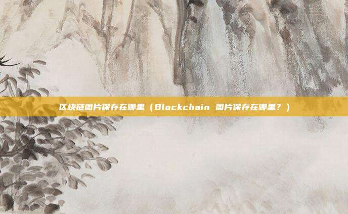 区块链图片保存在哪里（Blockchain 图片保存在哪里？）